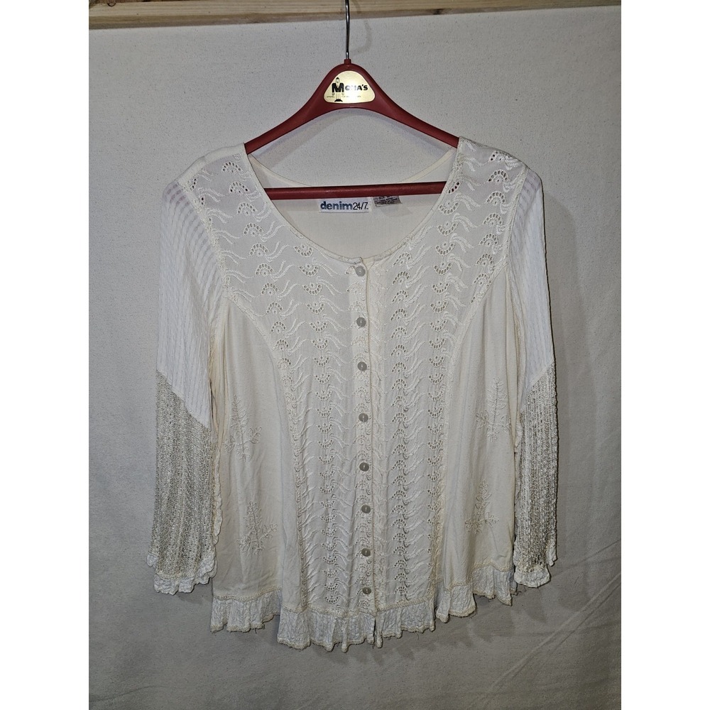 Denim 24/7 Women's Long‎ Sleeve Size 18